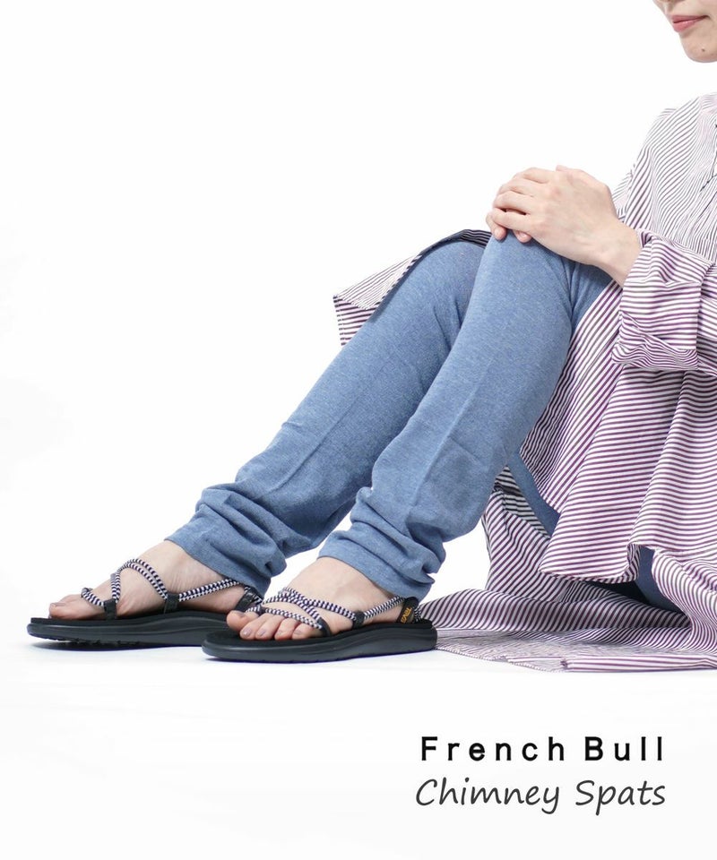 French Bull(フレンチブル) コットンレーヨン スパッツ レギンス 10分丈 チムニースパッツ 2nd 【BCB別注色】サックスブルー(62)