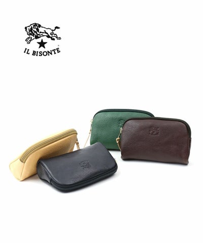 IL BISONTE(イルビゾンテ) レザー ポーチ