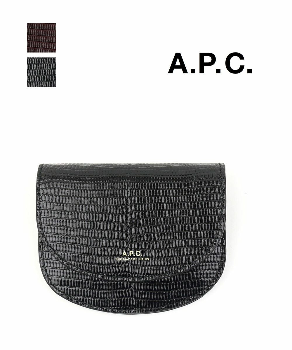 A.P.C.(アー・ペー・セー)カーフスキンレザー コンパクトウォレット