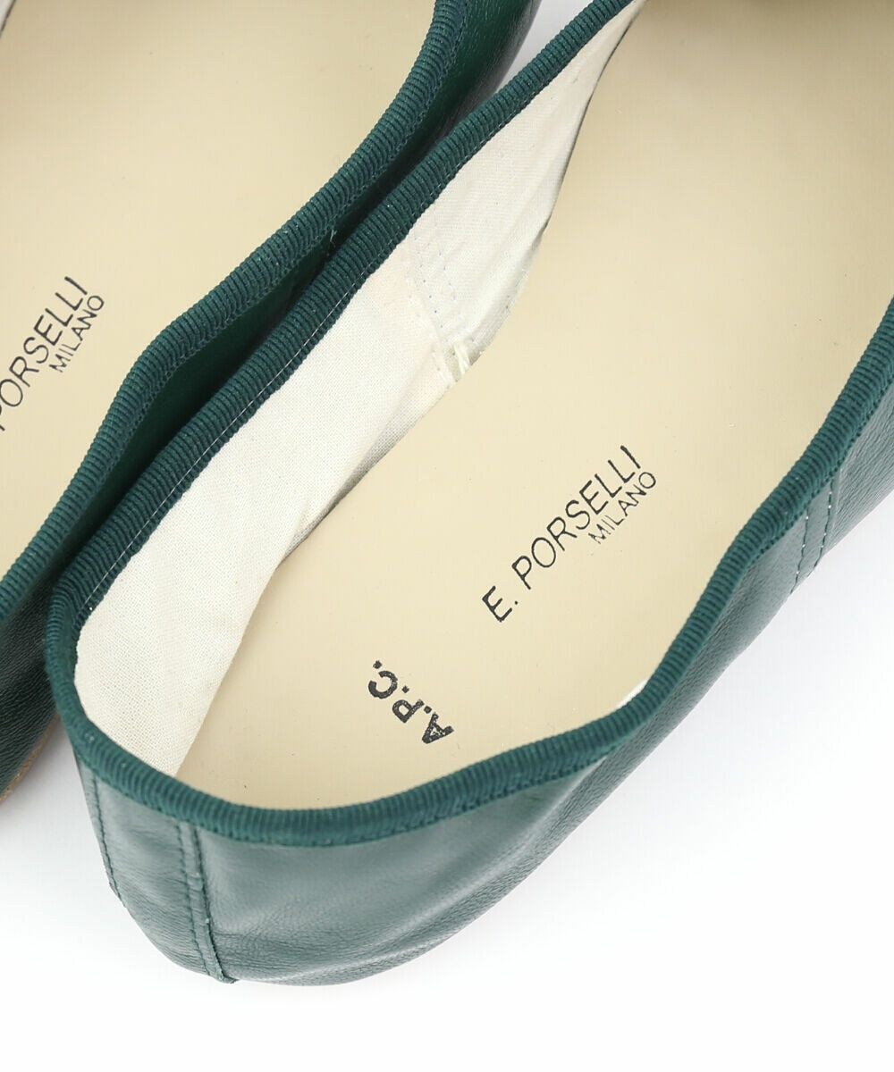 A.P.C.(アー・ペー・セー)レザー バレエシューズ フラットシューズ