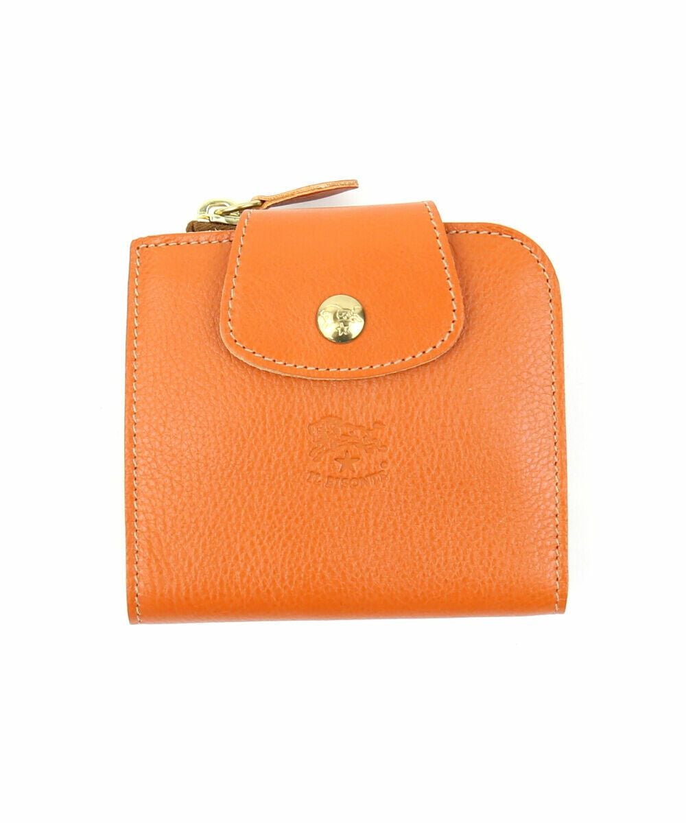 IL BISONTE(イルビゾンテ)レザー L字ファスナー 二つ折り財布