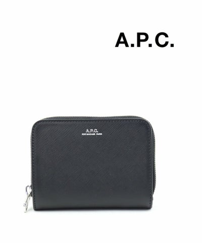 A.P.C.(アー・ペー・セー)カーフスキンレザー コンパクトウォレット 
