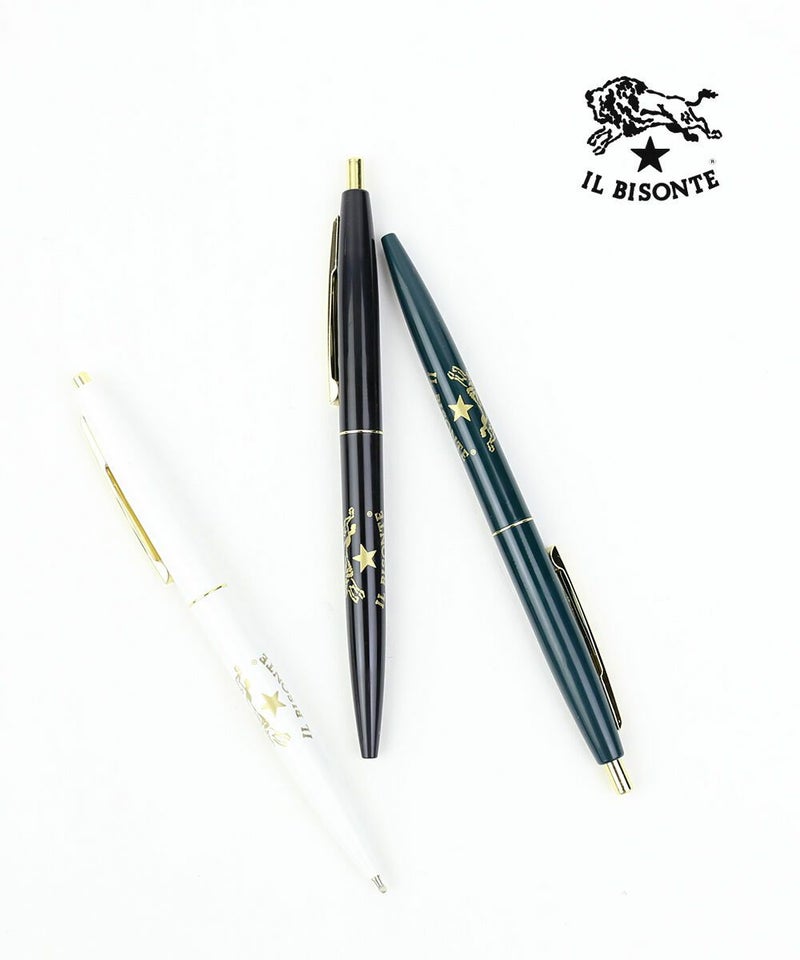 IL BISONTE(イルビゾンテ) ロゴ入り ボールペン グリーン(47)