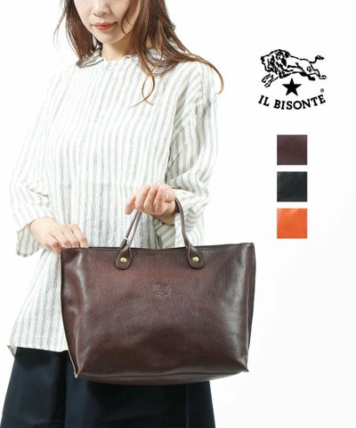IL BISONTE(イルビゾンテ) レザー トートバッグ ハンドバッグ