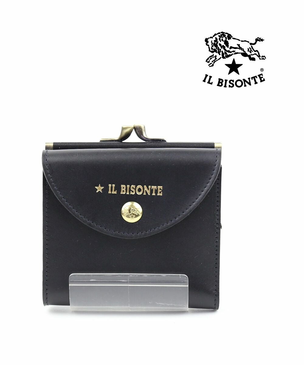 IL BISONTE(イルビゾンテ)日本限定 レザー パイソン柄型押し 二つ折り