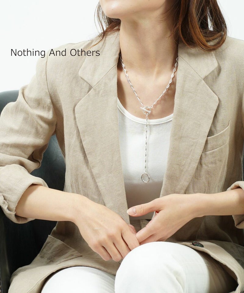 Nothing And Others(ナッシングアンドアザーズ) デザインチェーン ネックレス シルバーネックレス Design Chain Necklace シルバー(SLV)