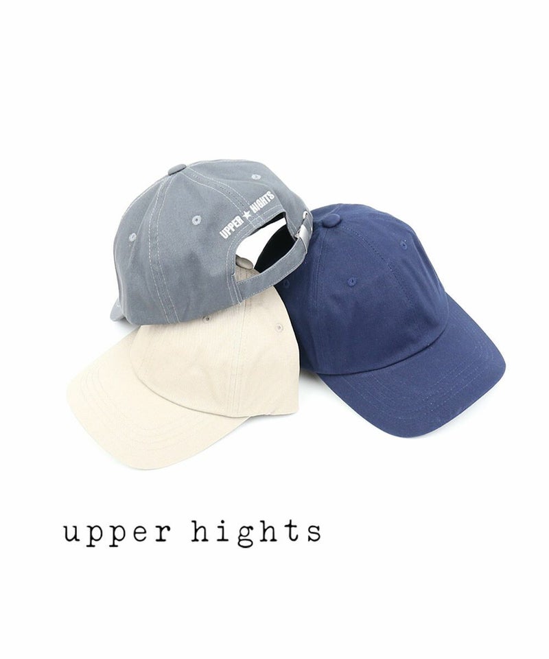 upper hights(アッパーハイツ) コットン キャップ 帽子 Baseball Cap ベースボールキャップ BEIGE(BGE)