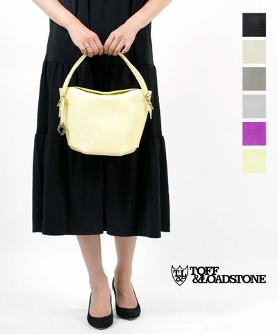 TOFF&LOADSTONE(トフアンドロードストーン) リザード型押しレザー ワンハンドルバッグ ハンドバッグ Paquet パケット