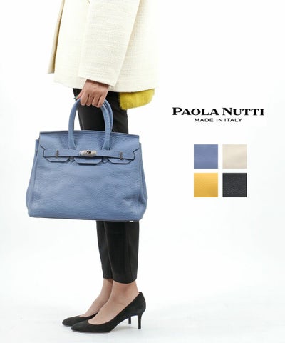 PAOLA NUTTI(パオラヌッティ)レザー 2WAY トートバッグ ショルダー 