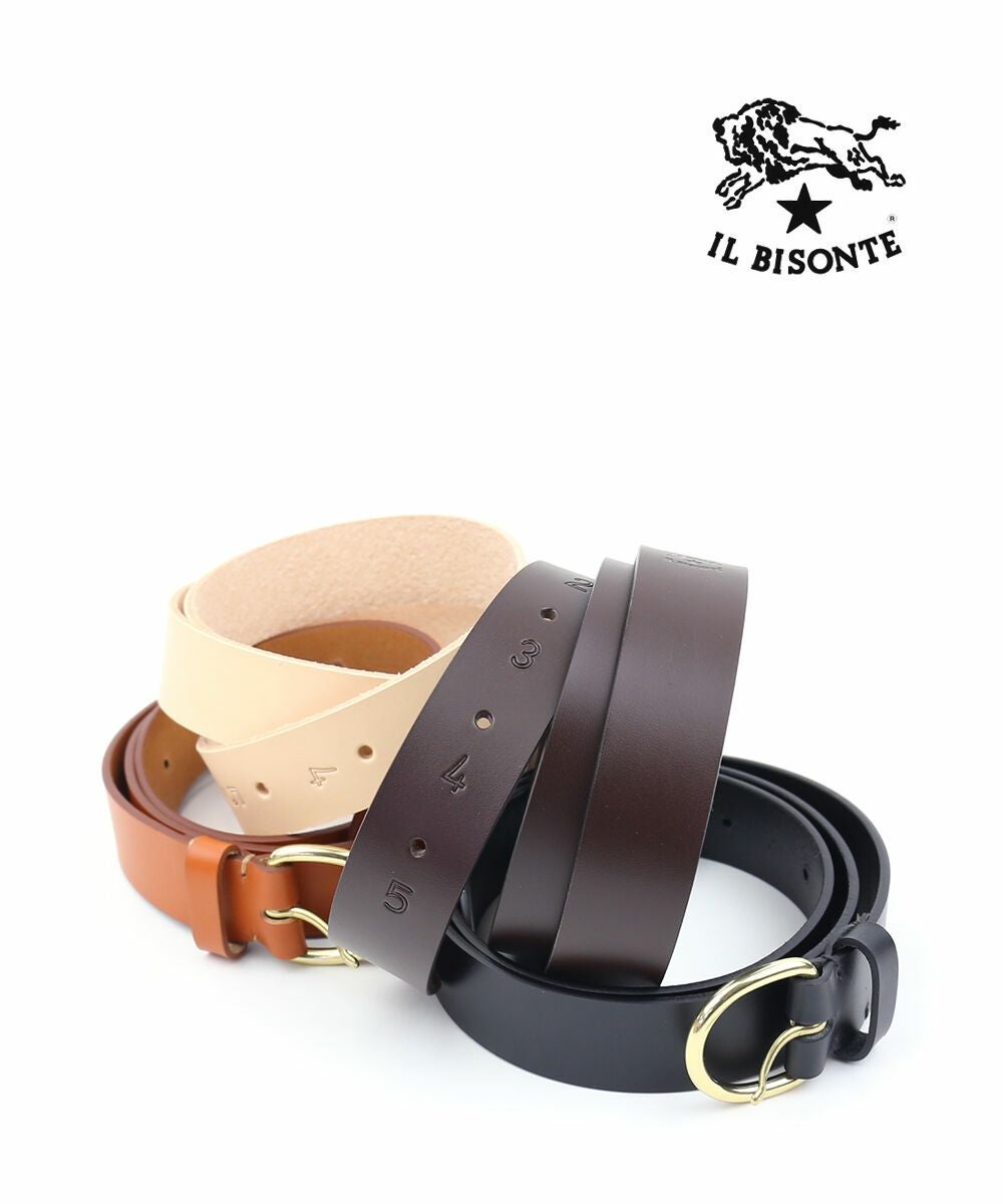 IL BISONTE(イルビゾンテ)レザー ナンバリング ベルト | BLEU COMME