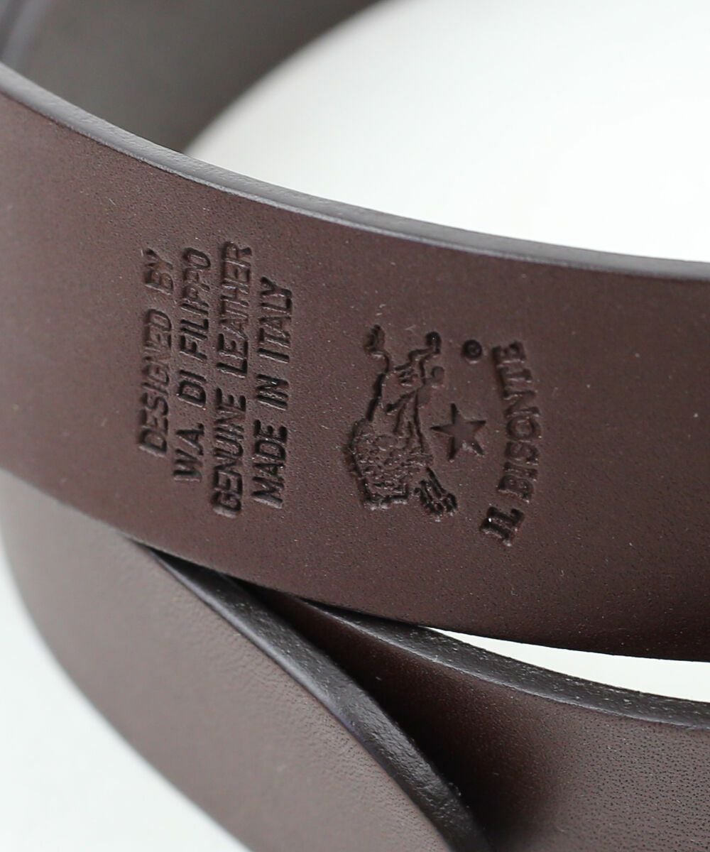 イルビゾンテ 編み込みベルト 90-105cm IL BISONTE(イルビゾンテ)レザー ナンバリング ベルト | BLEU COMME