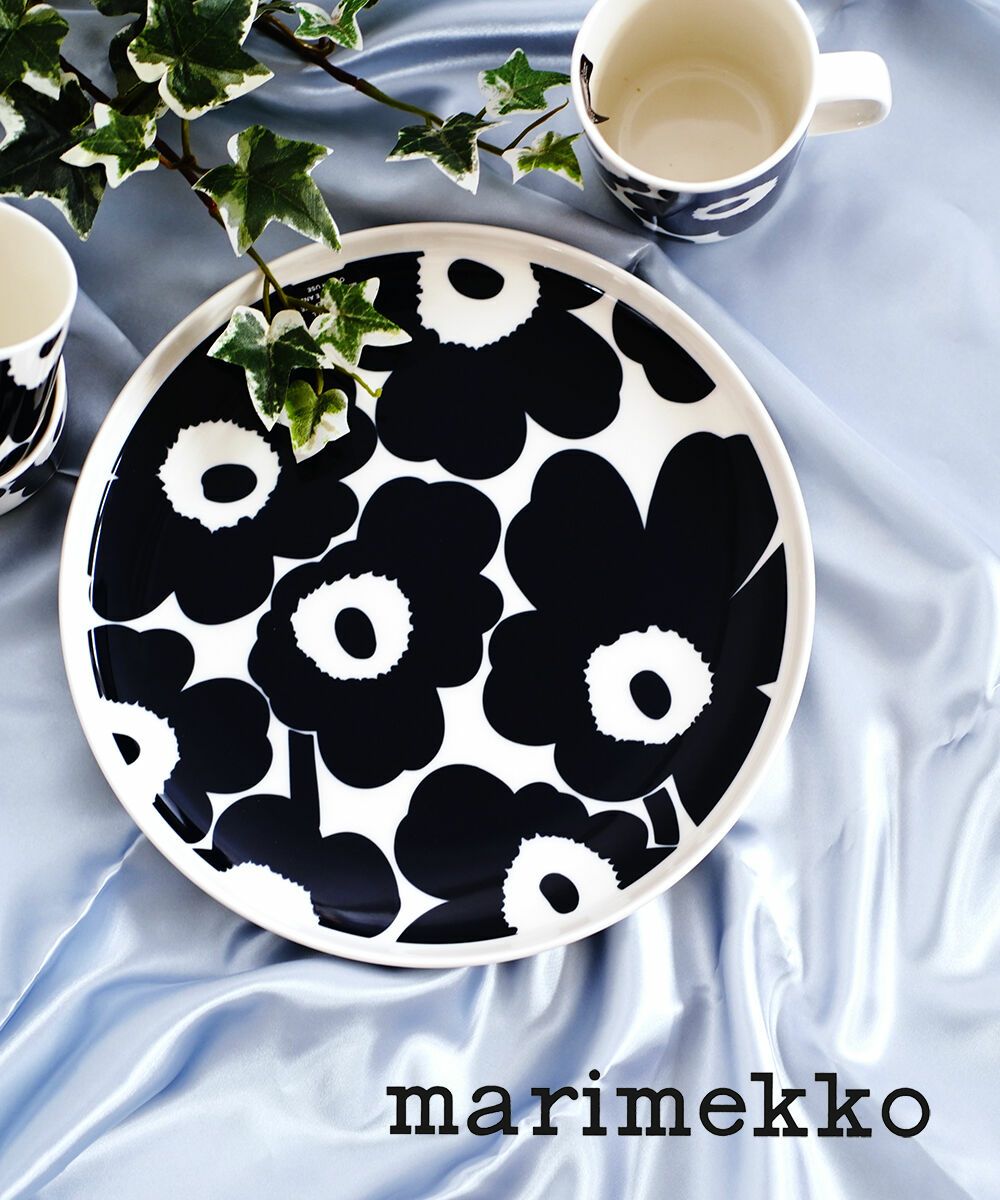 marimekko(マリメッコ)ウニッコ柄 ラウンドプレート 25cm 皿 丸皿 食器
