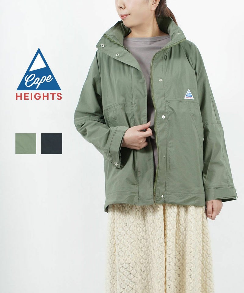Cape HEIGHTS(ケープハイツ) マウンテンパーカー ナイロンジャケット フードジャケット ローズクリフ ROSECLIFF JACKET OLIVE(OLV)