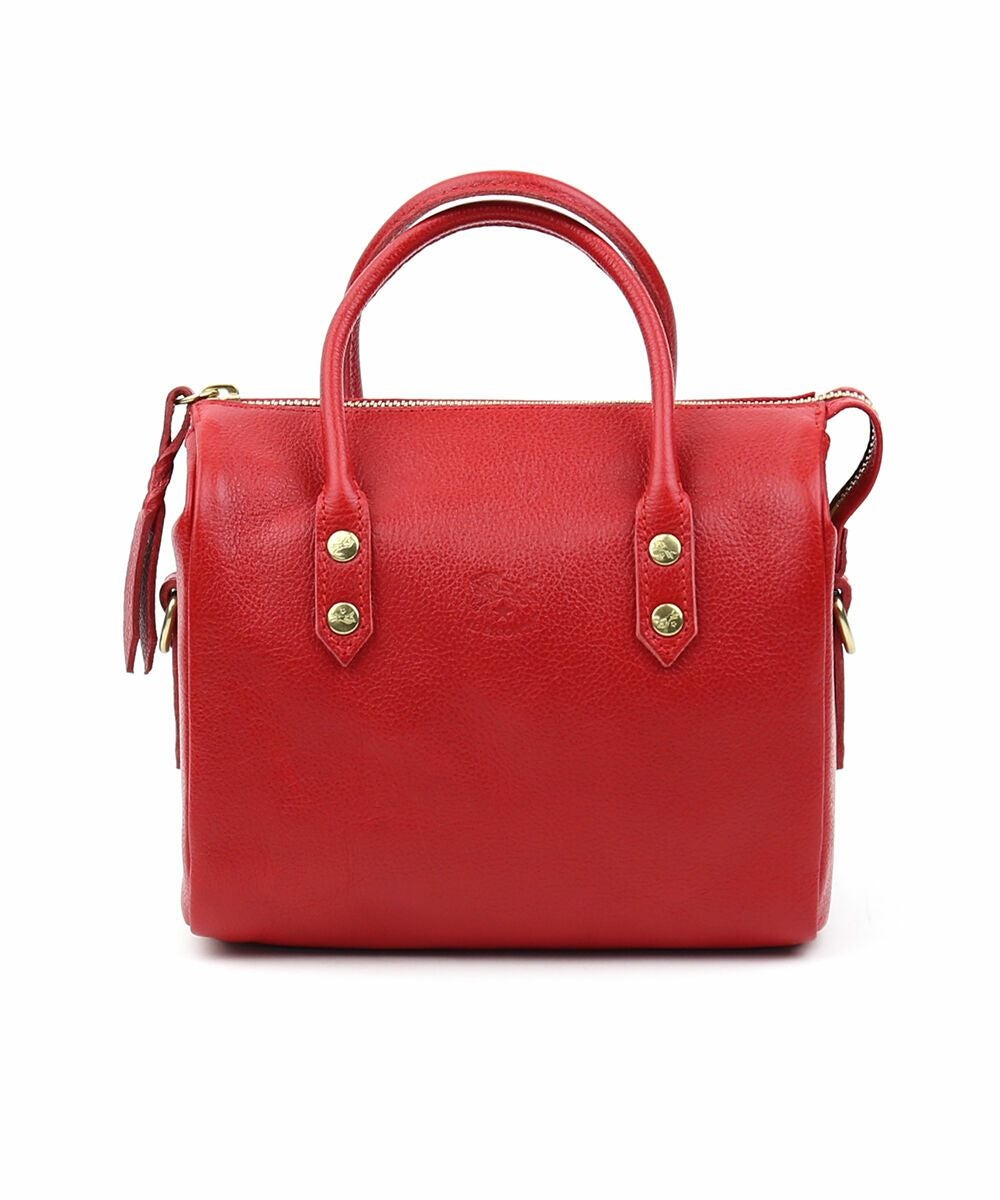 IL BISONTE(イルビゾンテ)レザー ミニボストンバッグ ショルダーバッグ
