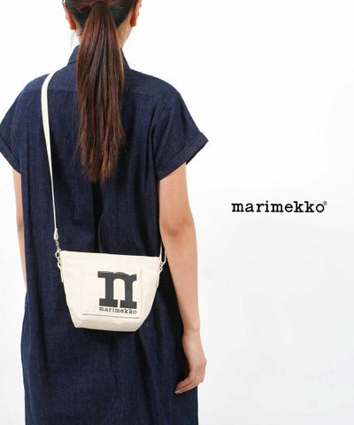 marimekko(マリメッコ) コットンキャンバス ショルダーバッグ クロスボディバッグ MONO MINI CROSSBODY SOLID