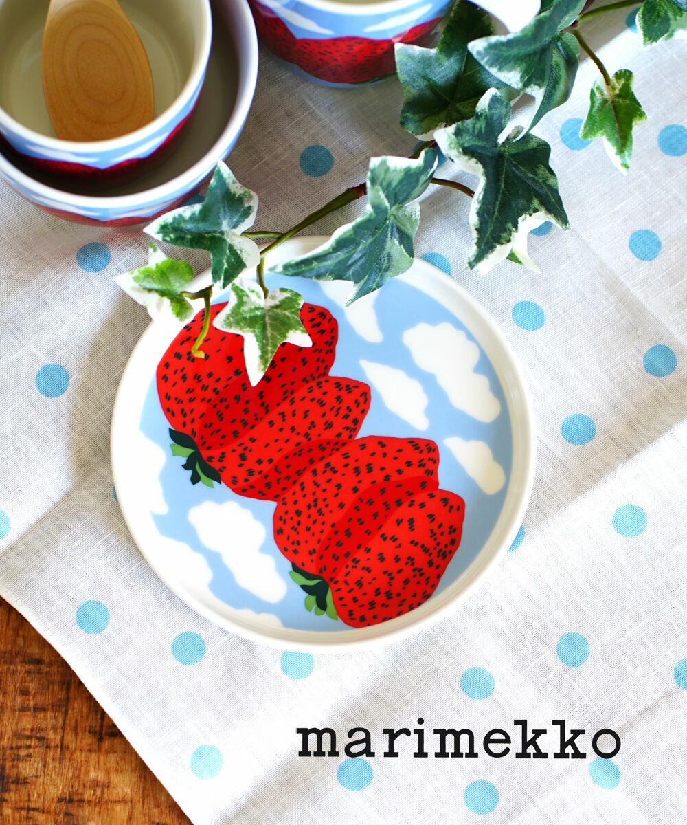 marimekko(マリメッコ)ウニッコ柄 ラウンドプレート 25cm 皿 丸皿 食器