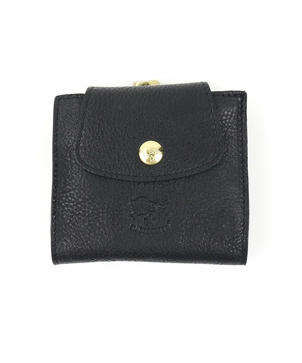 IL BISONTE(イルビゾンテ)ヴィンテージレザー がま口 二つ折り財布