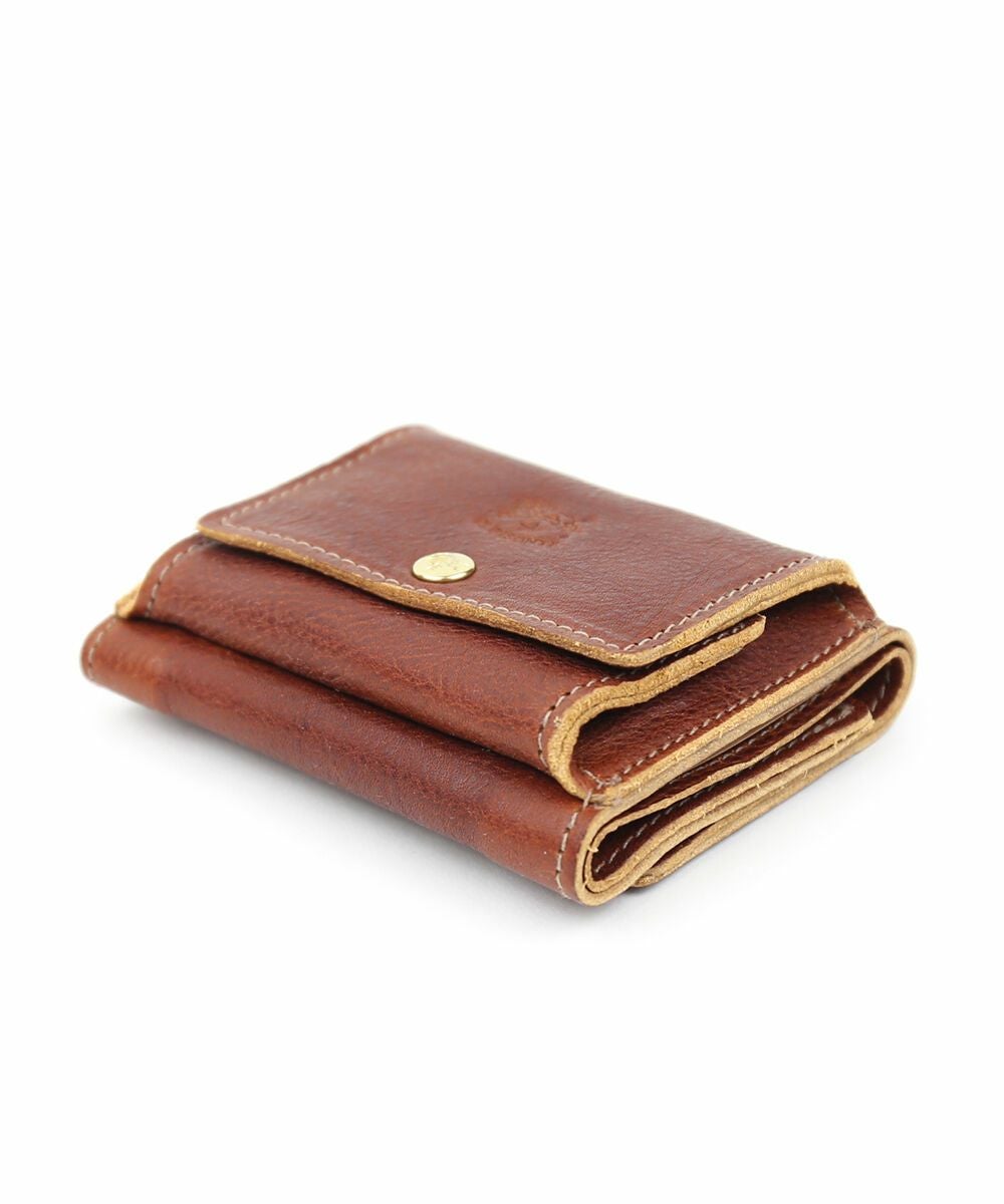 IL BISONTE(イルビゾンテ)ヴィンテージレザー 三つ折り財布 トリフォ