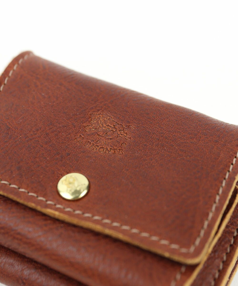 IL BISONTE(イルビゾンテ)ヴィンテージレザー 三つ折り財布 トリフォ