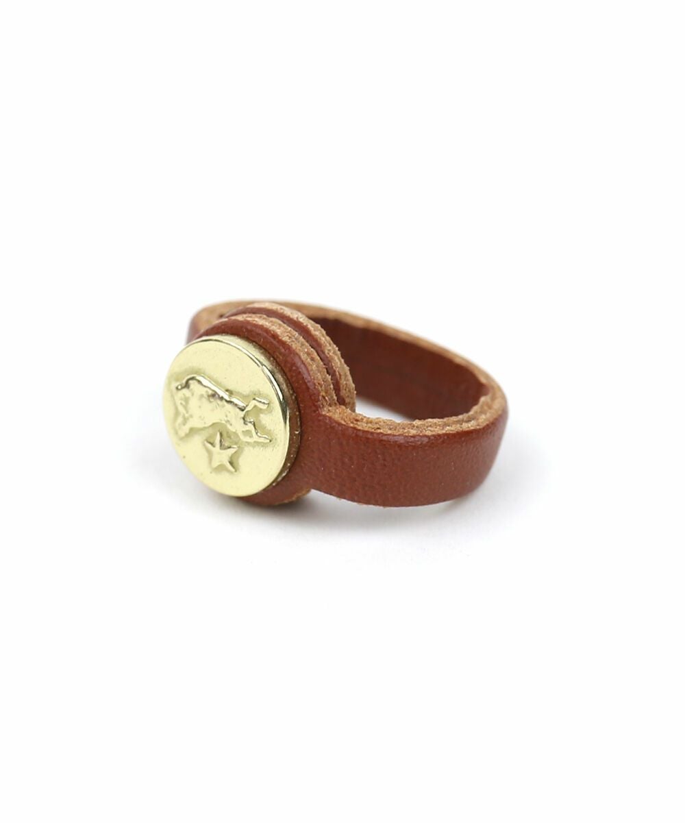 IL BISONTE(イルビゾンテ)レザー コンチョ付き リング | BLEU COMME