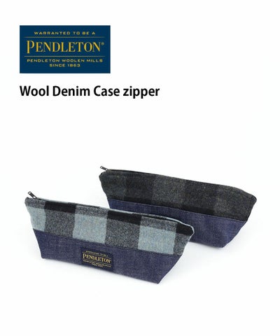 PENDLETON(ペンドルトン) ウールデニム ケース ジッパー ポーチ 小物入れ