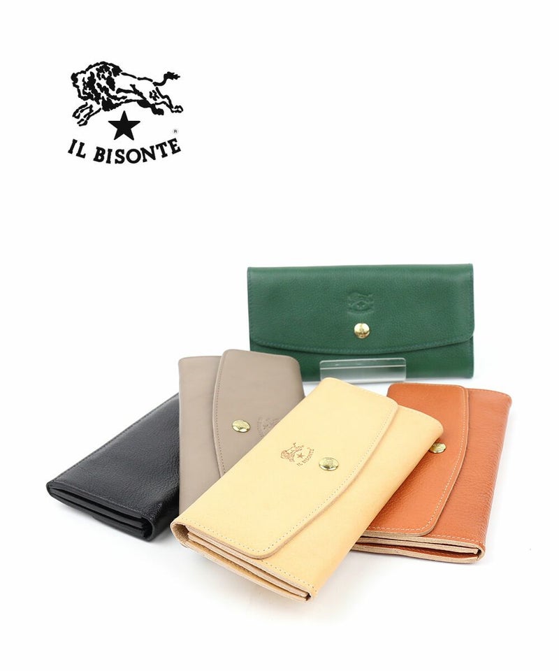 IL BISONTE(イルビゾンテ) 長財布 ロングウォレット ミドルグレー(18)