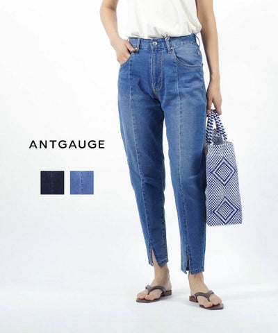 ANTGAUGE(アントゲージ) コットンストレッチ デニム パンツ スリットテーパードジーンズ