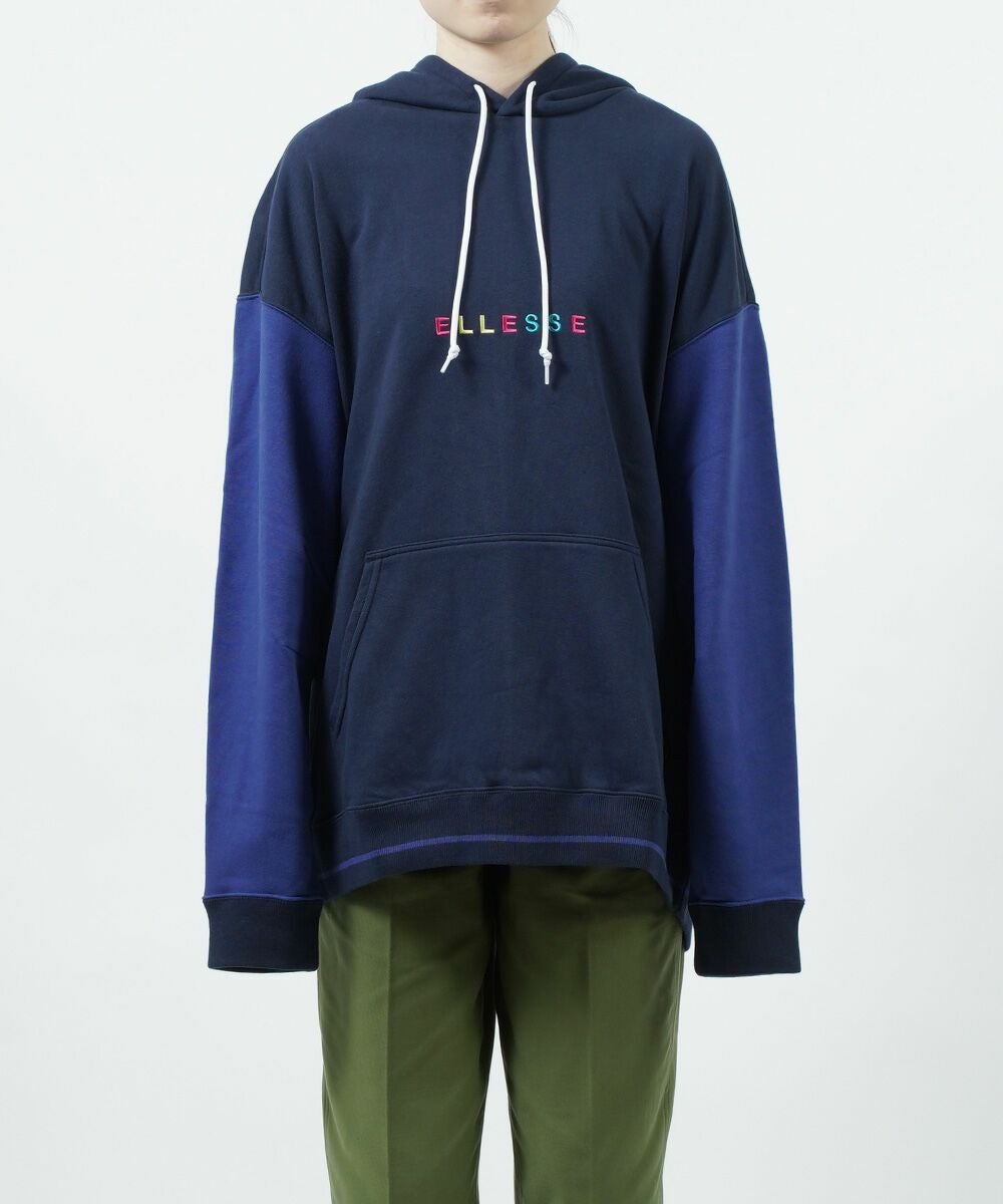 ellesse(エレッセ) オーバーサイズ フーディー パーカー プルオーバー