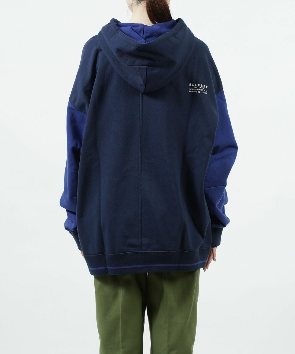 ellesse(エレッセ) オーバーサイズ フーディー パーカー プルオーバー