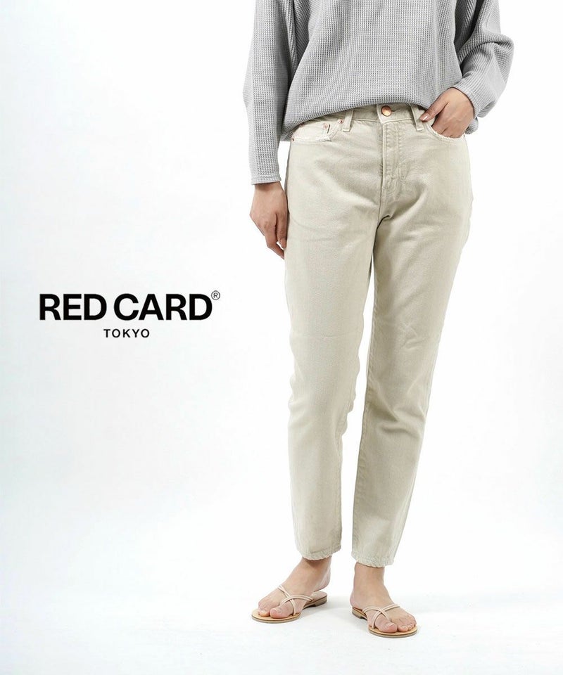 RED CARD(レッドカード) スリムテーパード ミッドライズ デニムパンツ ジーンズ City シティ Oyster(OYS)