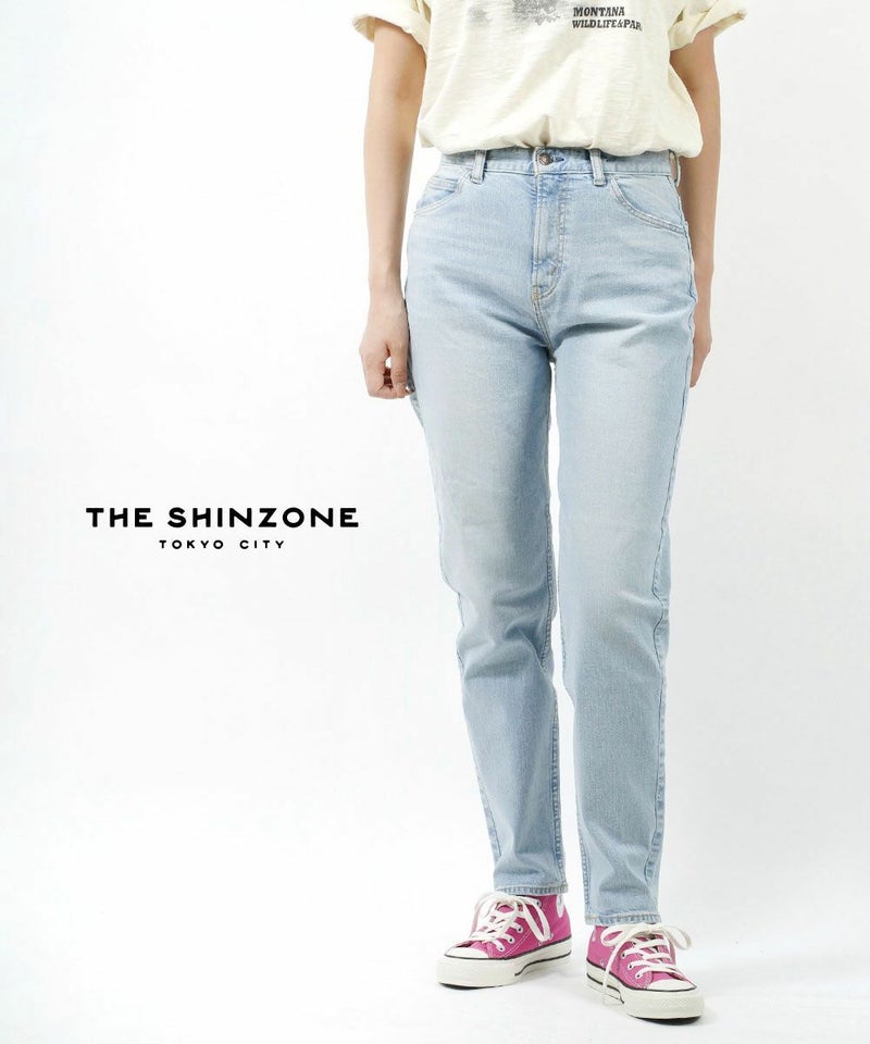 THE SHINZONE(ザ シンゾーン) コットンストレッチ デニム ジーンズ パンツ EMPIRE JEANS エンパイアジーンズ LIGHT BLUE(81)