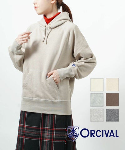 ORCIVAL(オーチバル・オーシバル) スウェットパーカー プルオーバーパーカー フレンチテリー