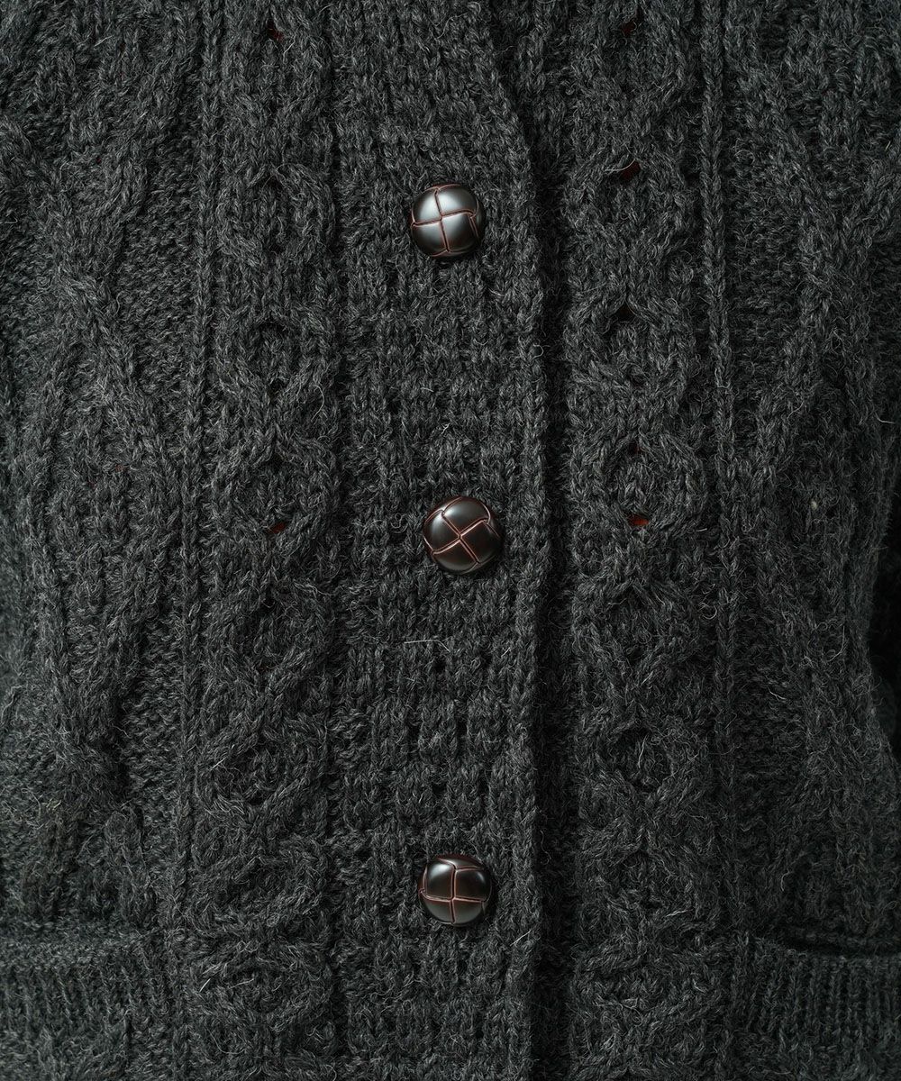 Aran Woollen Mills(アランウーレンミルズ)ニットカーディガン アラン