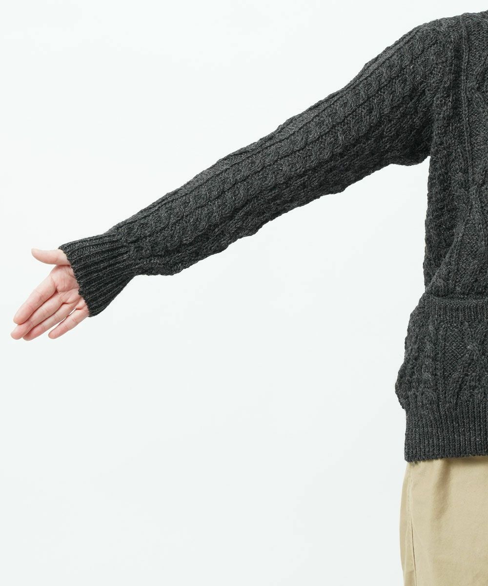 Aran Woollen Mills(アランウーレンミルズ)ニットカーディガン アラン