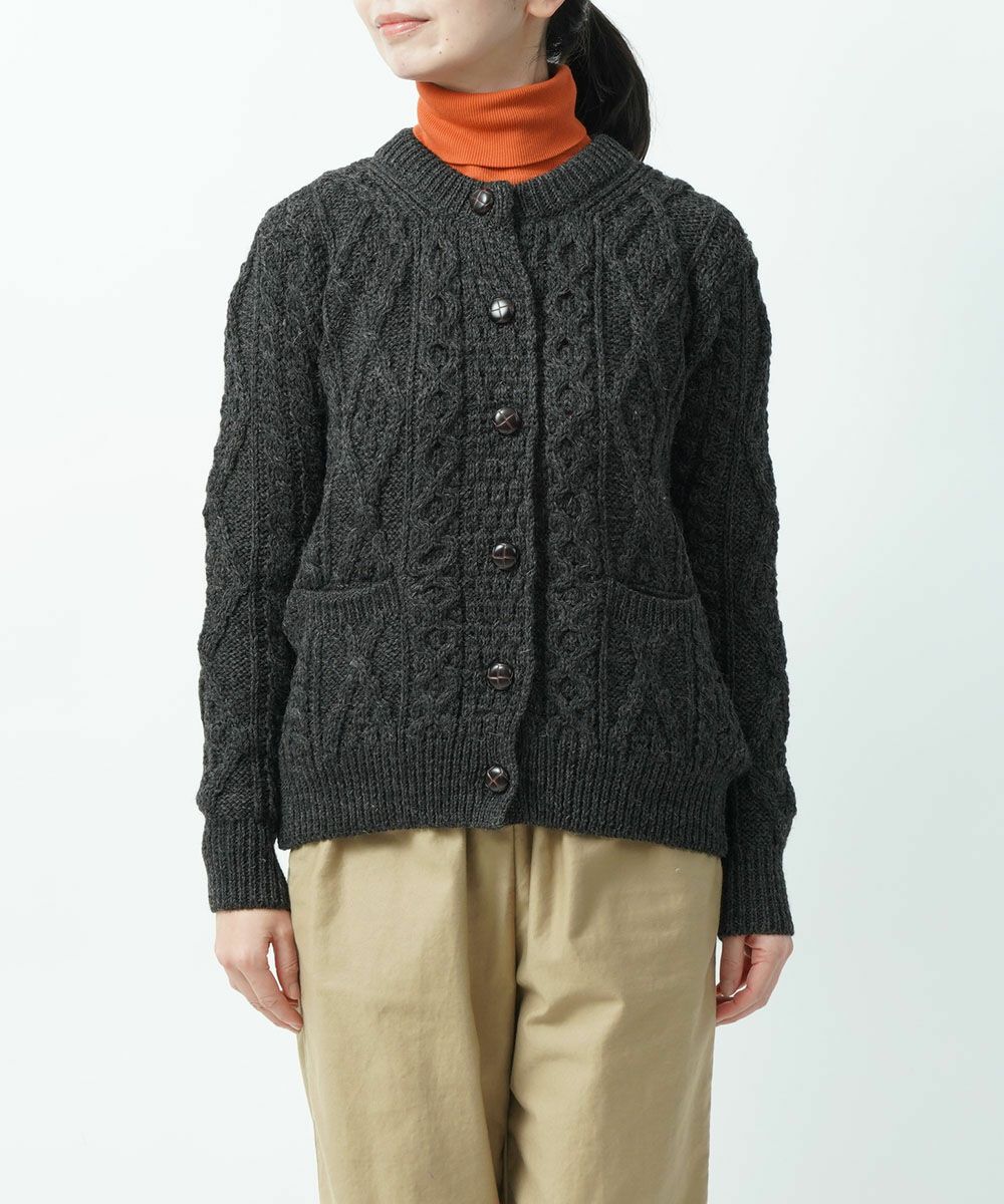 Aran Woollen Mills(アランウーレンミルズ)ニットカーディガン アラン