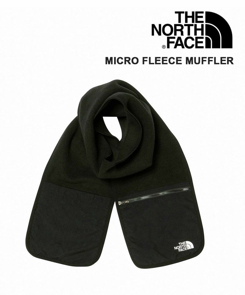 THE NORTH FACE(ザ ノースフェイス) マイクロフリースマフラー ブラック(K)