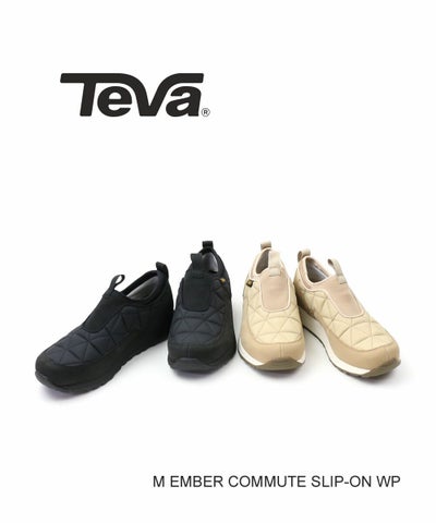 Teva(テバ) メンズ 全天候対応 キルティング スリッポンシューズ スニーカー エンバー コミュート スリッポン ウォータープルーフ M EMBER COMMUTE SLIP-ON WP