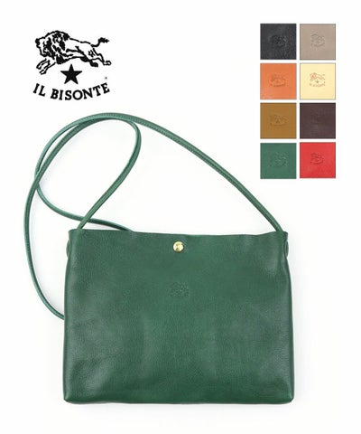 IL BISONTE(イルビゾンテ) レザーショルダーバッグ