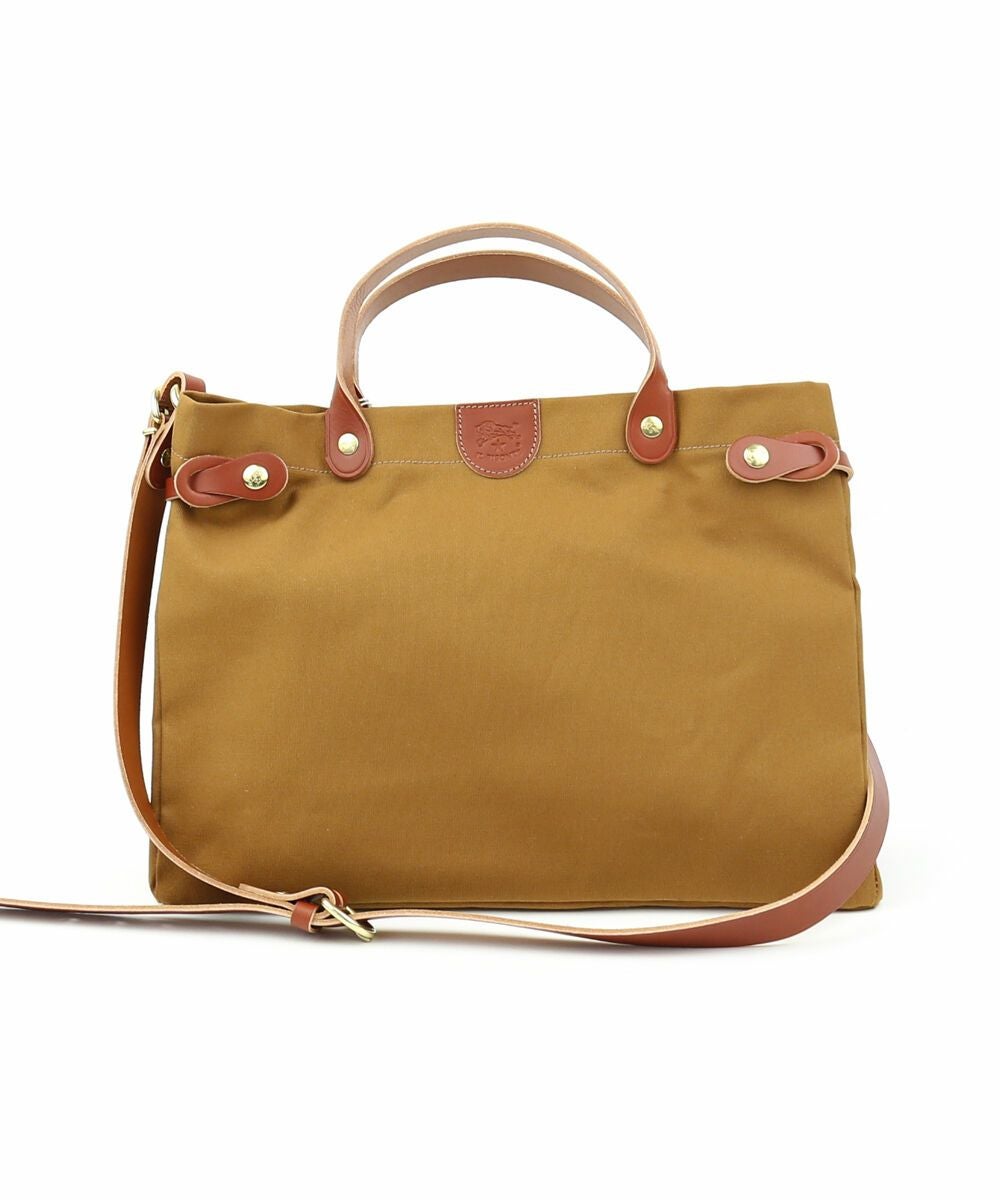 IL BISONTE(イルビゾンテ)コットンキャンバス トートバッグ | BLEU