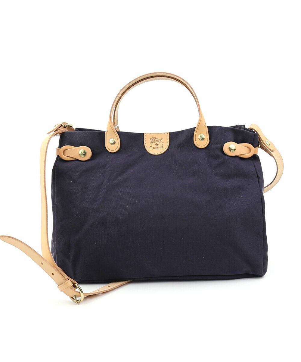 IL BISONTE(イルビゾンテ)コットンキャンバス トートバッグ | BLEU