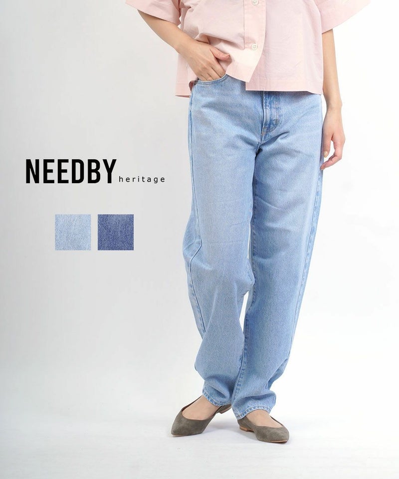 NEEDBY heritage(ニードバイ ヘリテージ) デニムパンツ  TONY 80s LT BLUE(LB)