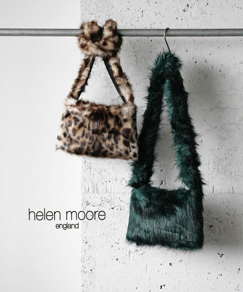 helen moore(ヘレンムーア) フェイクファー ファーバッグ ショルダーバッグ サコッシュバッグ SACOCHE BAG BRUNSWICK(BRU)