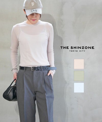 THE SHINZONE(ザ シンゾーン) シアーロングT SHEER LONG TEE