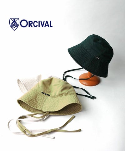 ORCIVAL(オーチバル・オーシバル) コットンリネン バケットハット