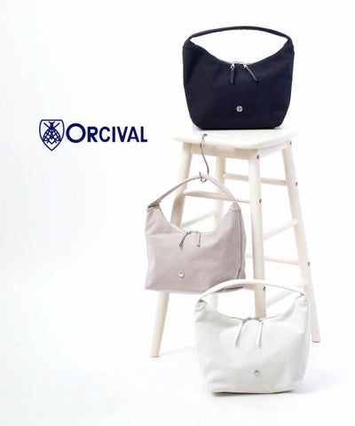 ORCIVAL(オーチバル・オーシバル) ツイル ワンハンドル スモールハンドバッグ HANDBAG SMALL