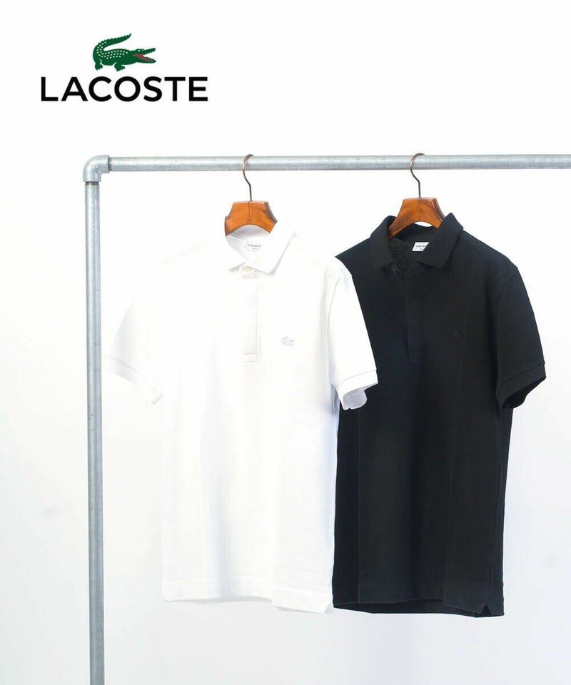 LACOSTE(ラコステ) レギュラーフィット ストレッチ パリポロシャツ ホワイト(001)