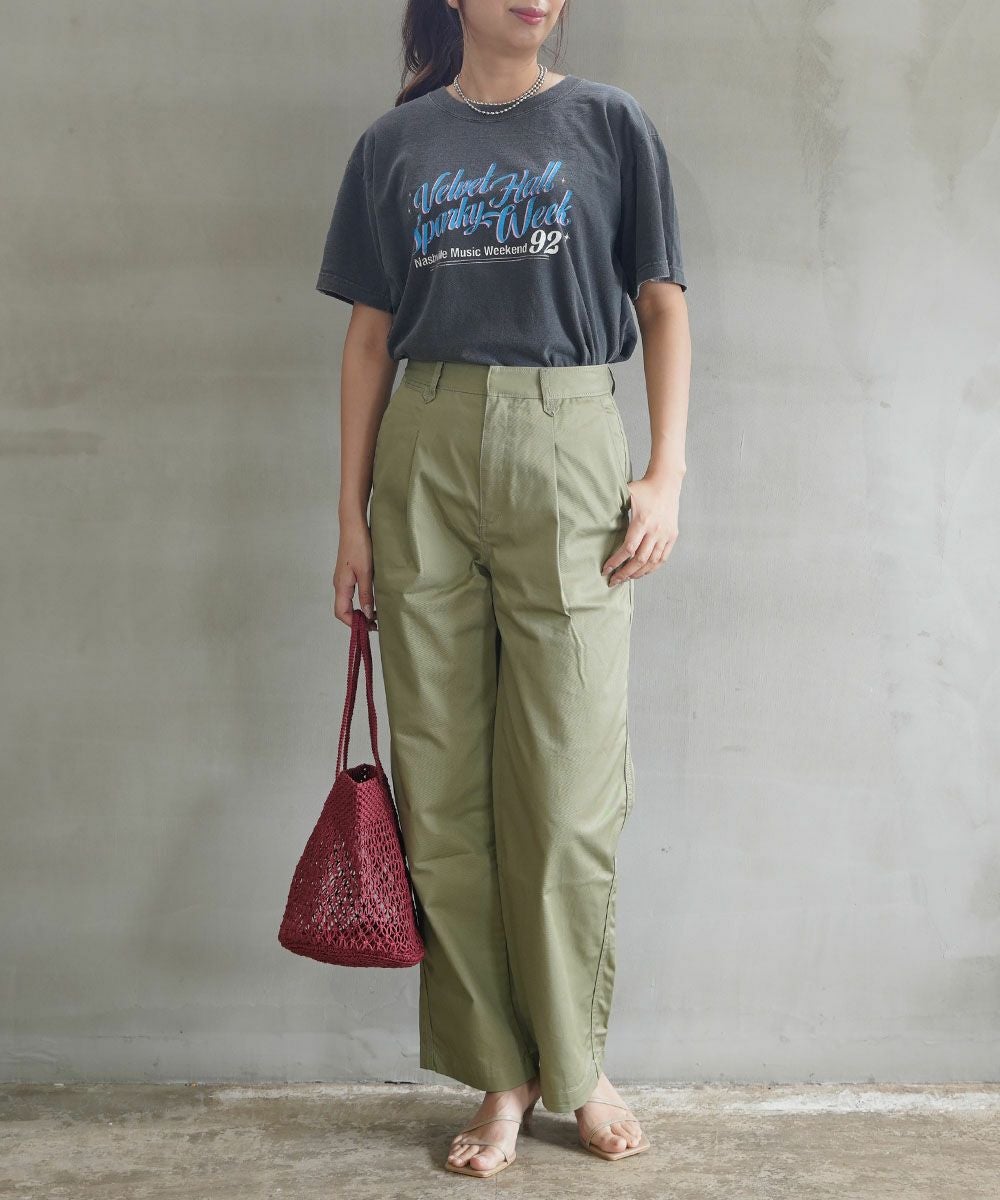 upper hights(アッパーハイツ)THE CHINO TUCK PT ザ チノタックパンツ