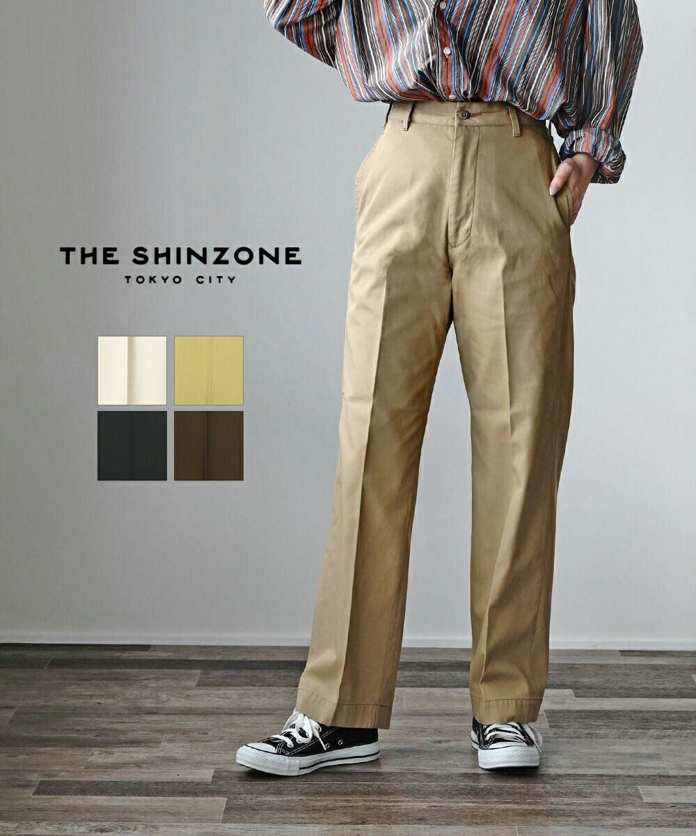 THE SHINZONE(ザ シンゾーン)チノパンツ WASHED HIGH WAIST CHINO THE SHINZONE(ザ シンゾーン)チノパンツ WASHED HIGH WAIST CHINO