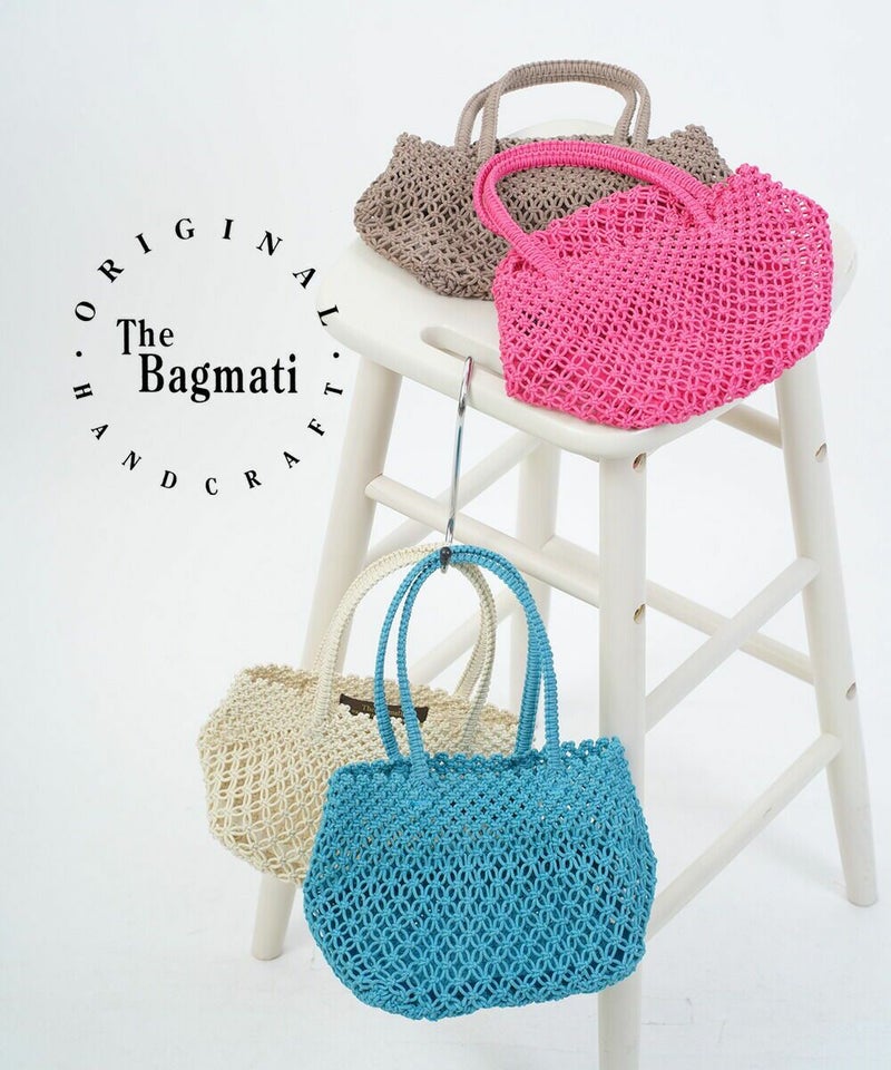 The Bagmati(バグマティ) メッシュバッグ ワックスコード ナチュラル(NAT)