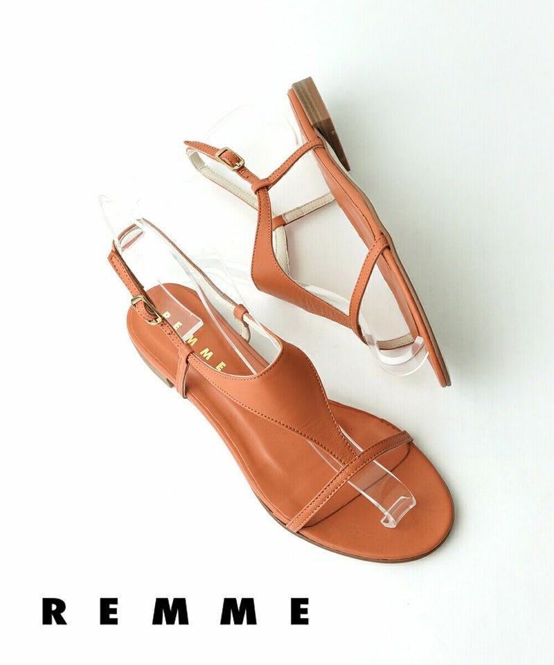 REMME(レメ) ストラップサンダル CAMEL(CAM)